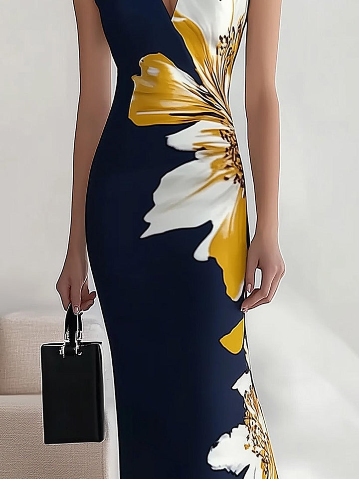 Lily | Abito Midi Elegante da Lavoro per Festival Glam da Spiaggia