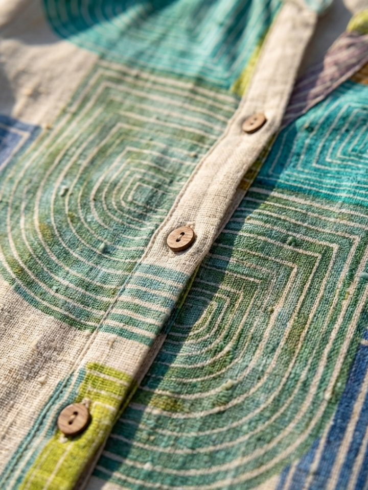 Fenella | Vestito a Manica Corta con Scollatura a V e Lunghezza al Ginocchio