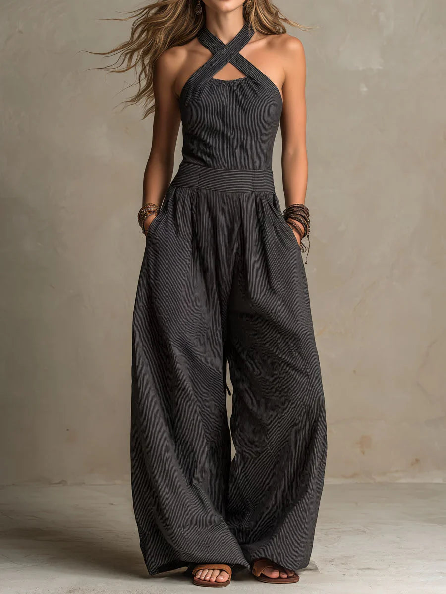 Amara – Design Halter con Collo Incrociato