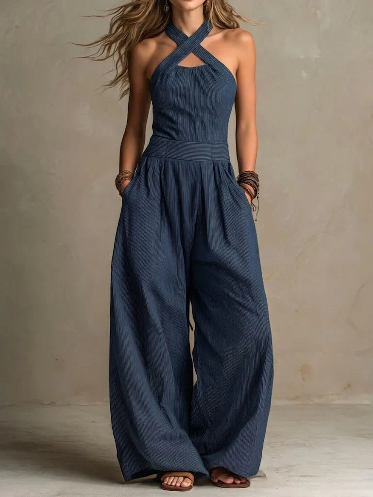Amara – Design Halter con Collo Incrociato